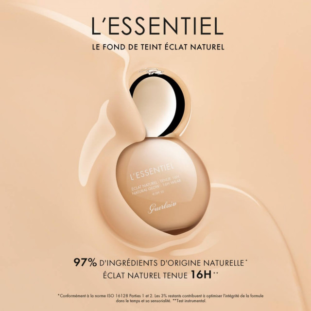 L'Essentiel | Fond de Teint Éclat Naturel Tenue 16 Heures - IP 20