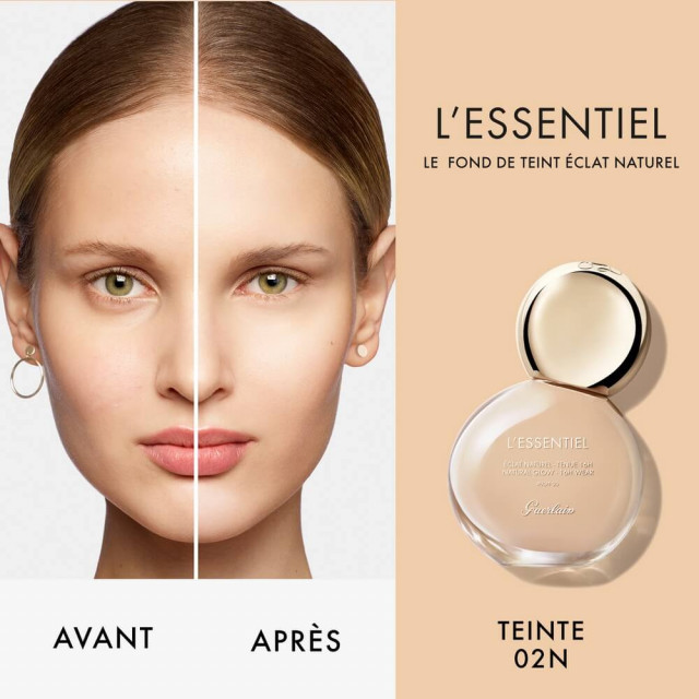 L'Essentiel | Fond de Teint Éclat Naturel Tenue 16 Heures - IP 20