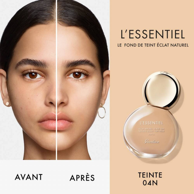 L'Essentiel | Fond de Teint Éclat Naturel Tenue 16 Heures - IP 20