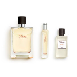 Terre d'Hermès | Coffret Eau de Toilette avec son vaporisateur de voyage et sa lotion après-rasage