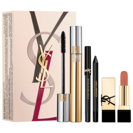Mascara Volume Effet Faux Cils | Coffret Mascara avec son mini rouge à lèvres et crayon yeux