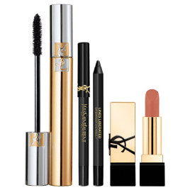 Mascara Volume Effet Faux Cils | Coffret Mascara avec son mini rouge à lèvres et crayon yeux
