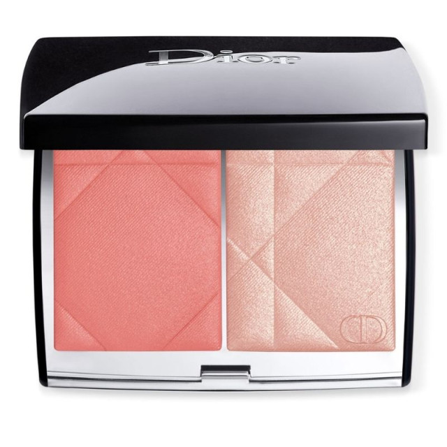 Rouge Blush Colour & Glow | Palette teint multi-usage - duo couleur et highlighter Rouge Blush Colour & Glow | Palette teint multi-usage - duo couleur et highlighter