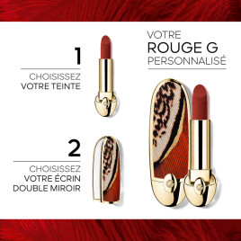 Rouge G | L'écrin bijou double miroir - Le rouge à lèvres soin personnalisable