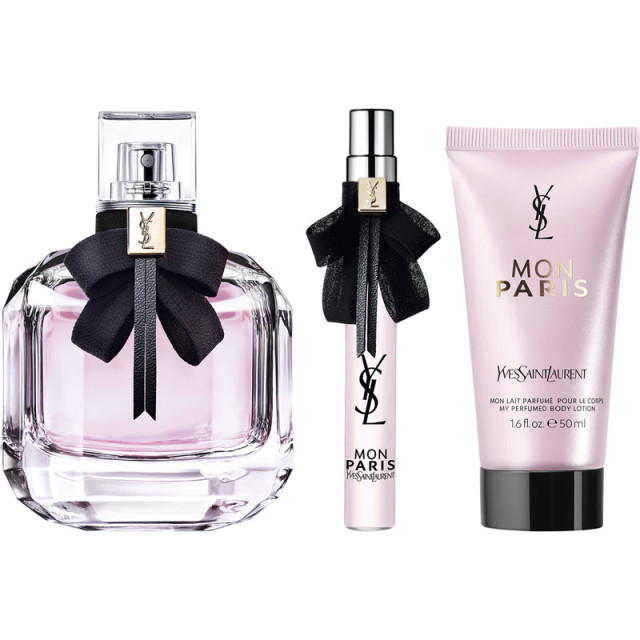 Mon Paris | Coffret Eau de Parfum, vaporisateur de sac et lait parfumé
