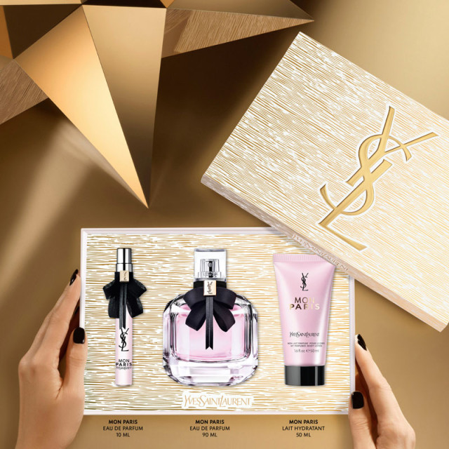 Mon Paris | Coffret Eau de Parfum, vaporisateur de sac et lait parfumé