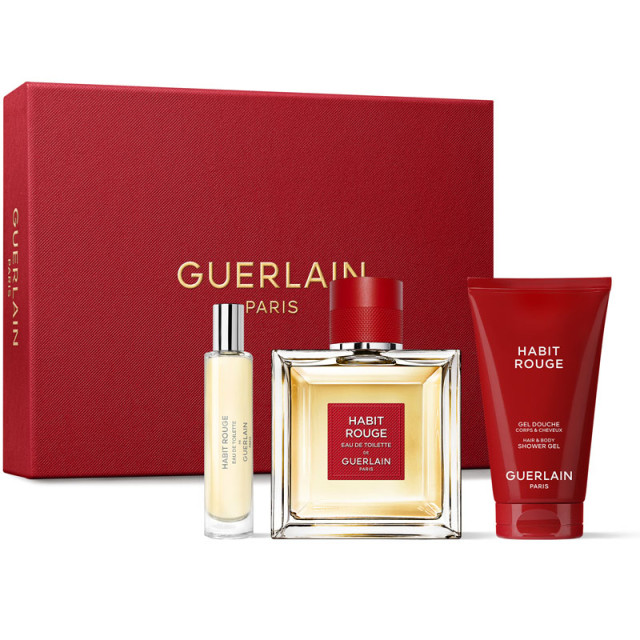 Habit Rouge | Coffret Eau de Toilette avec son vaporisateur de voyage et son gel douche