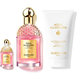 Aqua Allegoria | Coffret Florabloom Forte Eau de Parfum, sa miniature et son lait corps