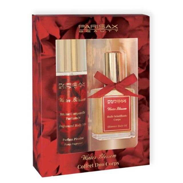 Coffret Winter Blossom | Duo Corps brume corporelle et huile scintillante Coffret Winter Blossom | Duo Corps brume corporelle et huile scintillante