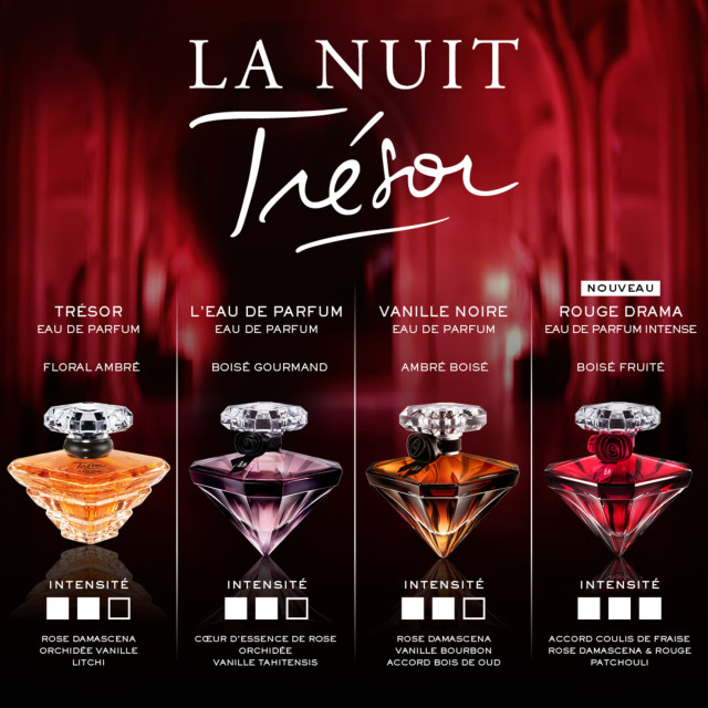 La Nuit Trésor Drama Rouge | Eau de Parfum Intense