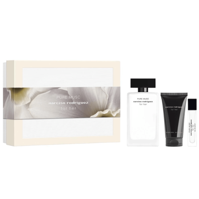 For Her Pure Musc | Coffret Eau de Parfum, vaporisateur de sac et lait corps