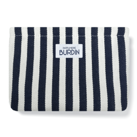Trousse en toile rayée