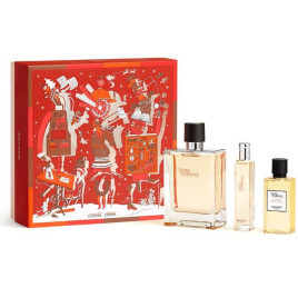 Terre d'Hermès | Coffret Eau de Toilette avec son vaporisateur de voyage et son gel douche