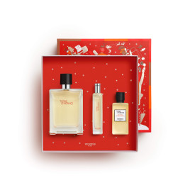 Terre d'Hermès | Coffret Eau de Toilette avec son vaporisateur de voyage et son gel douche