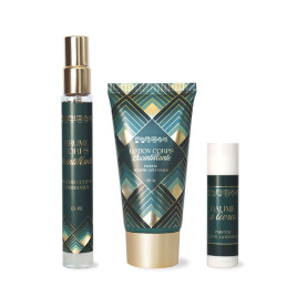 Cracker Bain Trio Surprise | Lotion pour le corps, brume corporelle et baume à lèvres