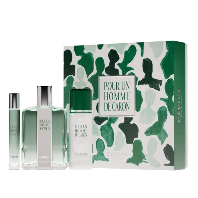 Pour un Homme | Coffret Eau de Toilette avec son déodorant et son vaporisateur de voyage