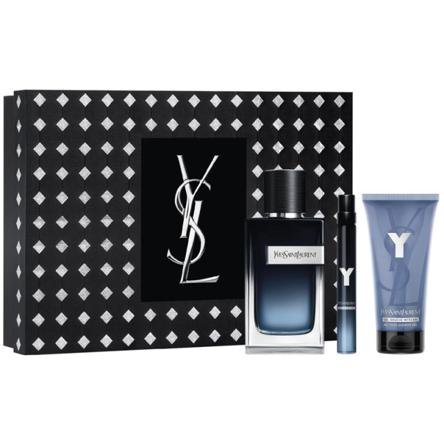 Y pour Homme | Coffret Eau de Parfum, vaporisateur de voyage et gel douche