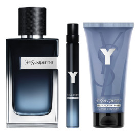 Y pour Homme | Coffret Eau de Parfum, vaporisateur de voyage et gel douche