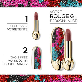Rouge G | L'écrin bijou double miroir - Le rouge à lèvres soin personnalisable