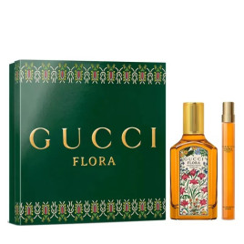 Gucci Flora Gorgeous Orchid | Coffret Eau de Parfum Intense et vaporisateur de sac