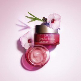 Crème Rose Lumière - CLARINS|Multi-Intensive - Toutes Peaux Éclat Instantané, Lift, Densité