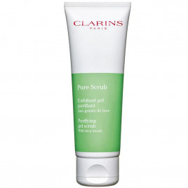 Pure Scrub - CLARINS|Exfoliant Gel Purifiant aux Grains de Lave