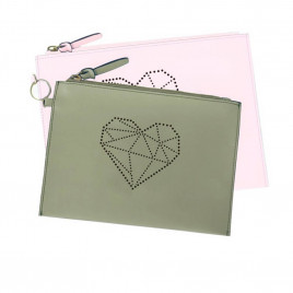 Kit 2 Trousses | Rose & Kaki