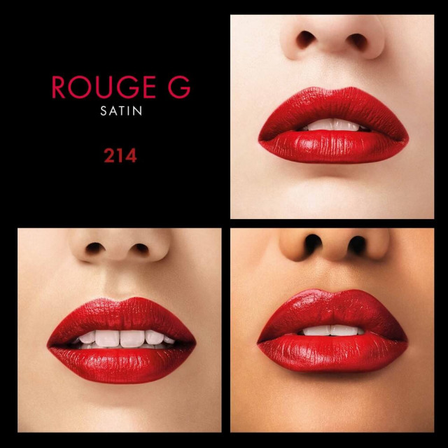 Rouge G de Guerlain | La Teinte de Rouge à Lèvres Satinée ou Matte