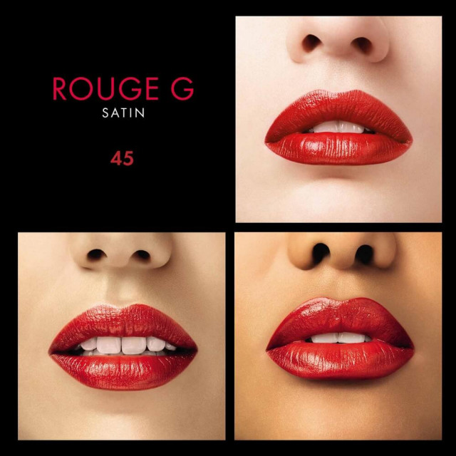 Rouge G de Guerlain | La Teinte de Rouge à Lèvres Satinée ou Matte