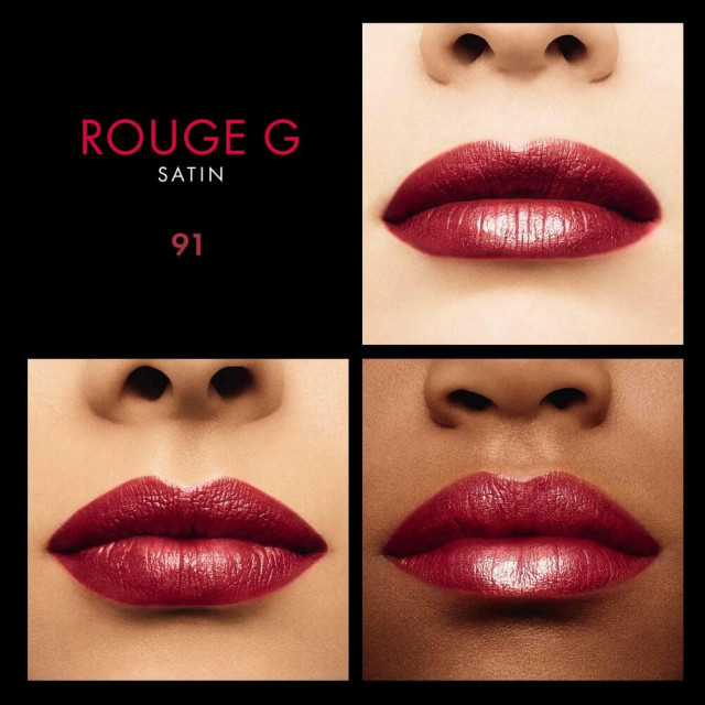 Rouge G de Guerlain | La Teinte de Rouge à Lèvres Satinée ou Matte