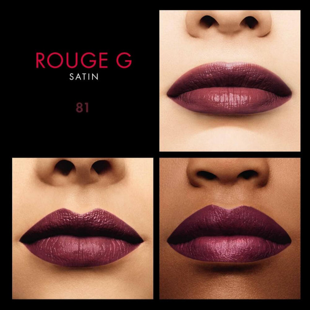 Rouge G de Guerlain | La Teinte de Rouge à Lèvres Satinée ou Matte