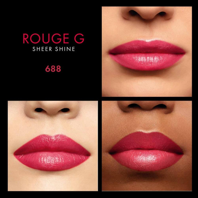 Rouge G de Guerlain | La Teinte de Rouge à Lèvres Sheer Shine, Voile Teinté Brillant