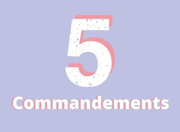 5 commandements pour une belle peau