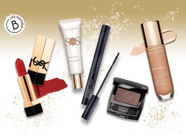Pour Noël, optez pour un maquillage de fêtes lumineux et longue tenue !